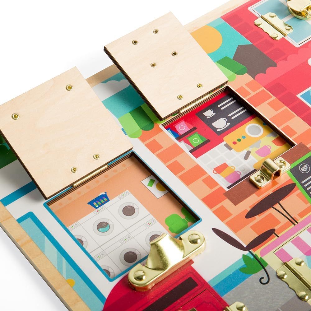Bigjigs Latches and Catches Board - 2years +