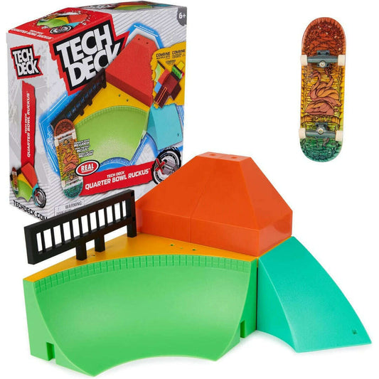 Tech Deck Quarter Bowl Ruckus X-Connect Park Creator 6+