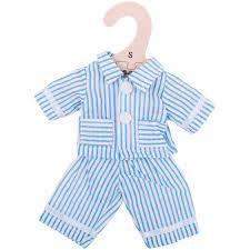 Blue Pyjamas for Small Size Doll By BigJigs Toys BJD506