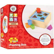 My First Posting Box For 12m+ BB093 by BigJigs Toys