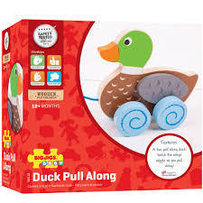 Duck Pull Along by BigJigs Toys BB110