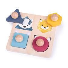 My First Woodland Animal Shape Peg Puzzle By Big Jigs Toys 12