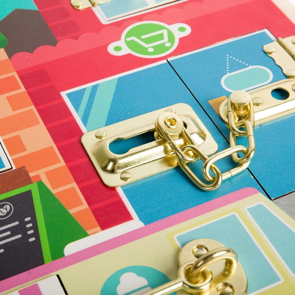 Bigjigs Latches and Catches Board - 2years +
