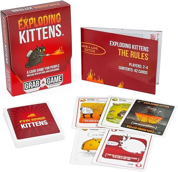 Exploding Kittens Card Game Grab & Game 7+