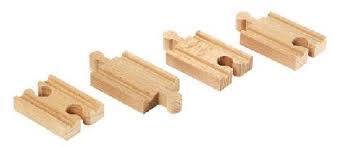 Brio Mini Straight Track Wooden Pack of 4 33333 3+ Train Toy