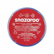 Red  Snazaroo Face Paint - 18ml Pot