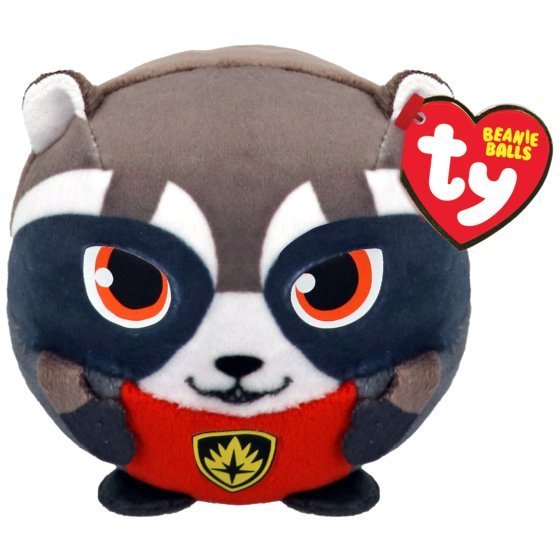 Marvel Rocket Ty Beanie Puffie Ball Plush 0+