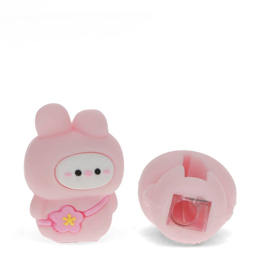 Adorable animal pencil sharpener - Pink bunny