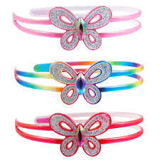 Rainbow Butterfly Headband by Pink Poppy PHB117