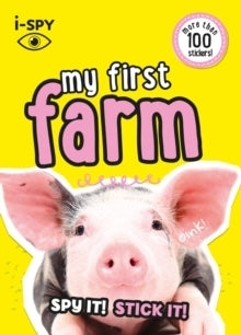 i-SPY My First Farm : Spy it! Stick it! Travel Book 3+