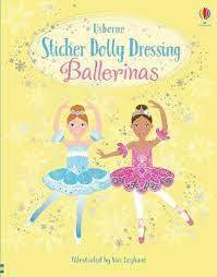 Sticker Dolly Dressing Ballerinas Book by Usborne 3+