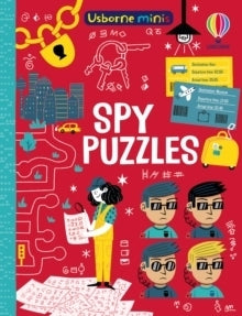Spy Puzzles Activity Book by Usborne minis 6+