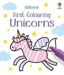 First Colouring Unicorns Book by Usborne