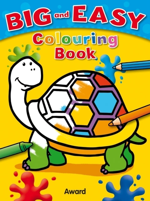 Big And Easy Colouring Books Tortoise 3+