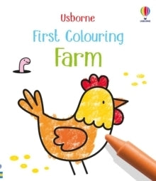 First Colouring Farm Book by Usborne