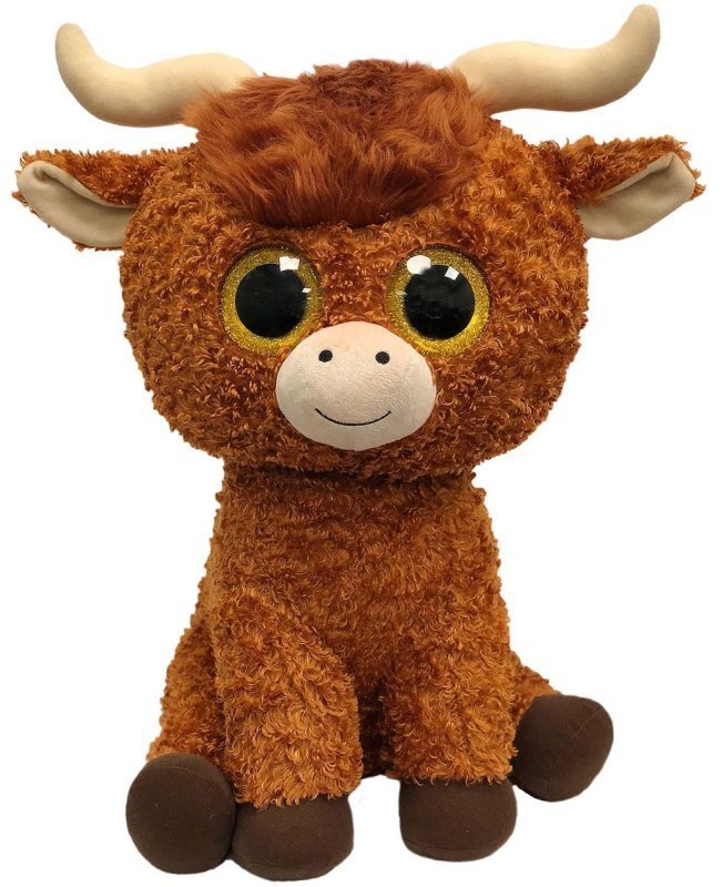 Angus The Highland Cow 38cm Large TY Beanie Toy DOB December 29