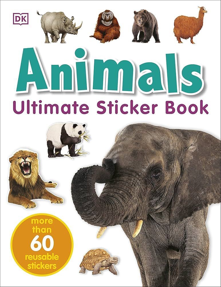 Animals Ultimate Sticker Book with 60 Sticker By DK Books