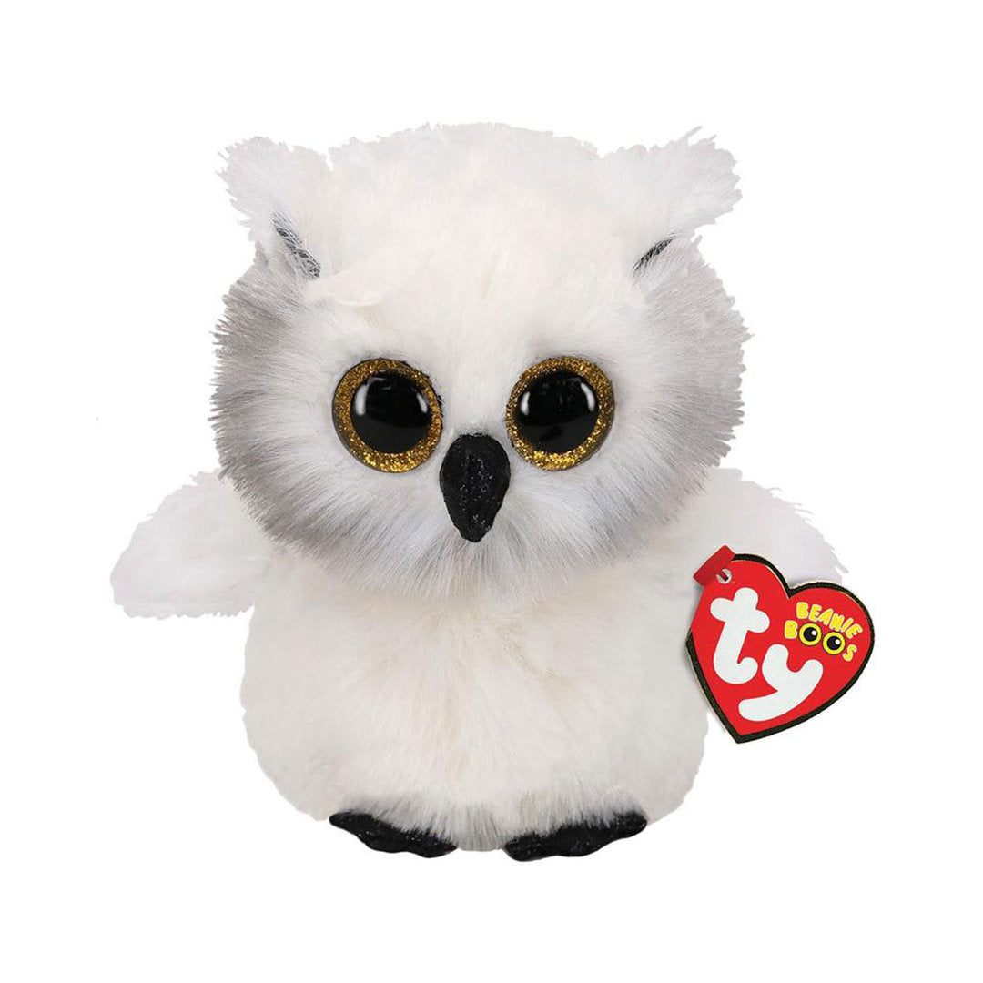 Austin the Owl 15cm Ty Beanie Soft Toy Date of Birth June 2