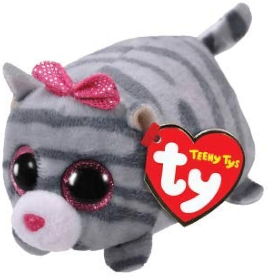 Cassie the Cat Teeny Ty Beanie Soft Toy Plush DOB December 12