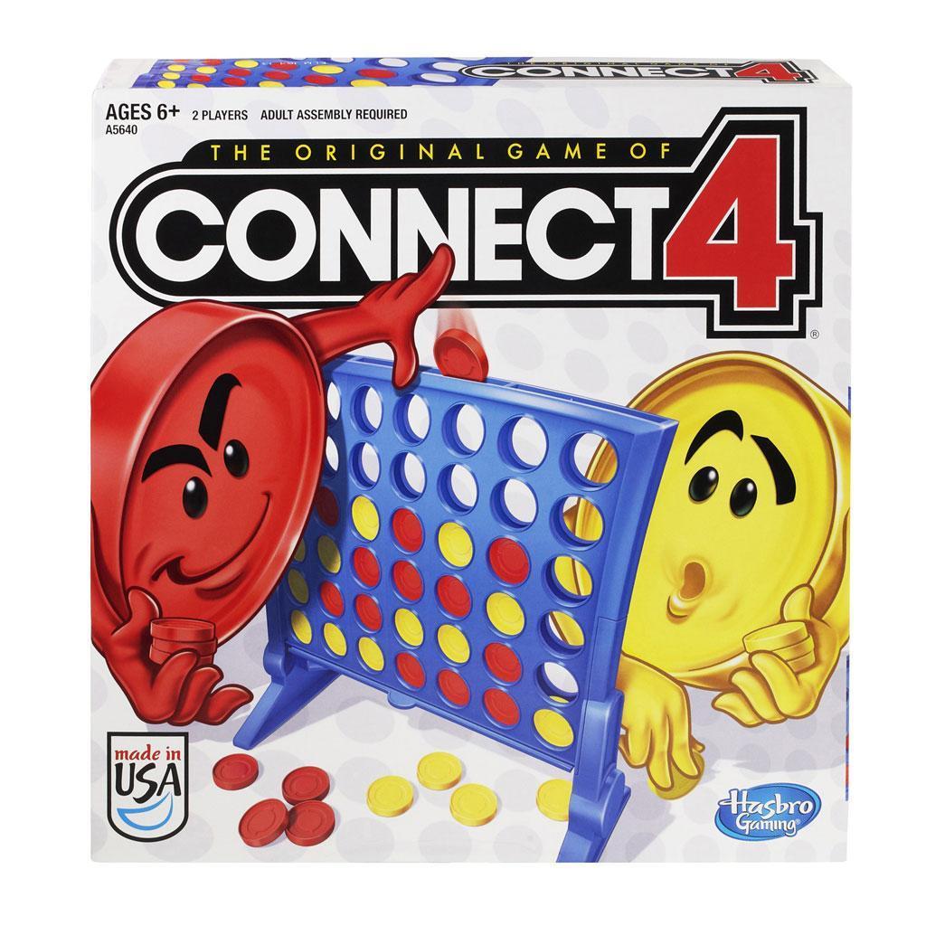 Connect 4 Grid Board Game by Hasbro 6+