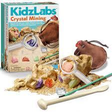 Crystal Mining Dig A Gem Science Kit 5+ by 4M KidzLab