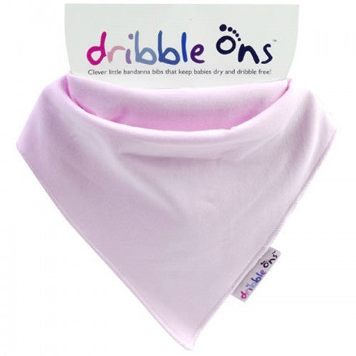Pink Dribble Ons Baby Bib - DRIBPK