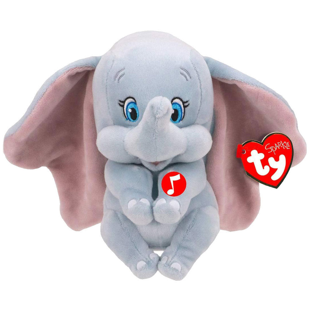 TY Beanie Disney Dumbo Super Soft 15cm Plush Toy With Sound