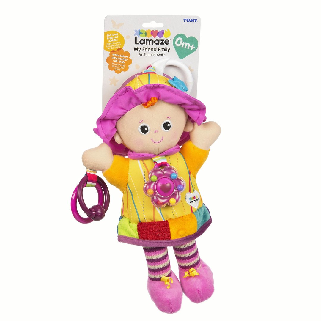 Lamaze My Friend Emily Clip and Go Baby Soft Toy From 0+