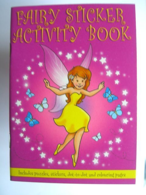 Mini Sticker and Colouring Activity Book Ideal for Party Bags