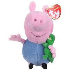 George from Peppa Pig 18cm TY Beanie Babies Soft Toy 46130