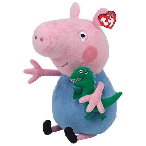 George from Peppa Pig 33cm TY Beanie Babies Soft Toy 96231