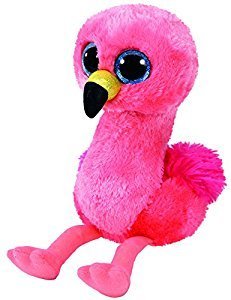 Gilda the Pink Flamingo 15cm Ty Beanie Soft Toy DOB February 26