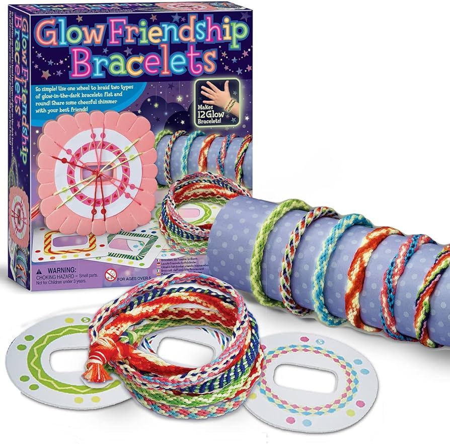 Glow Friendship Bracelets Making Kit by 4M 4662 5+