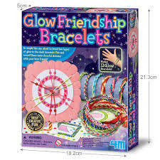 Glow Friendship Bracelets Making Kit by 4M 4662 5+