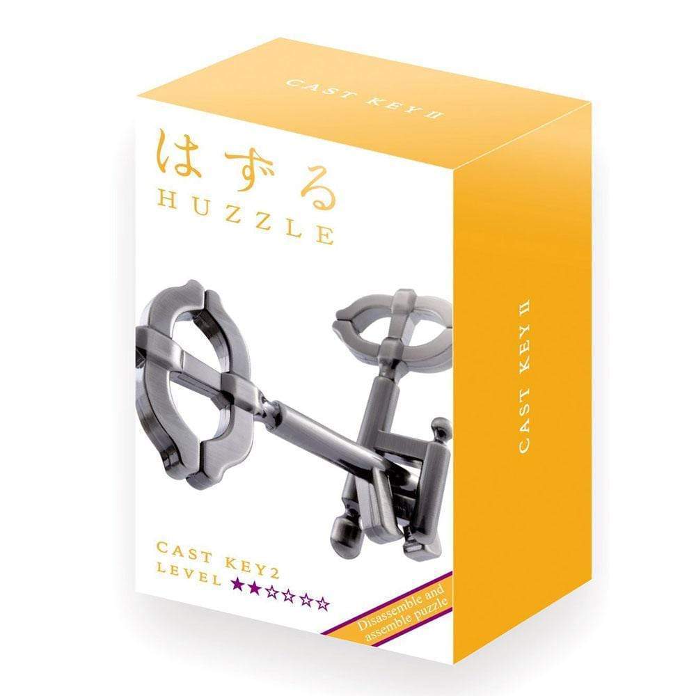 Huzzle Cast Key 2 Metal Puzzle Level 2 Brain Challenge 8+
