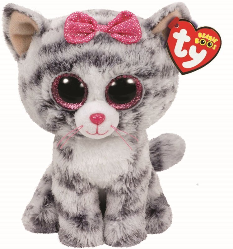 Kiki The Kitten 15cm Ty Beanie Boo Soft Toy DOB August 16