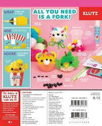 Mini Pom-Pom Food Animals Book by Klutz Books 8+