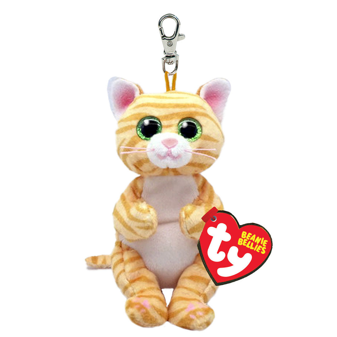 Mango The Cat TY Beanie Bellies Key Clip Toy DOB January 29