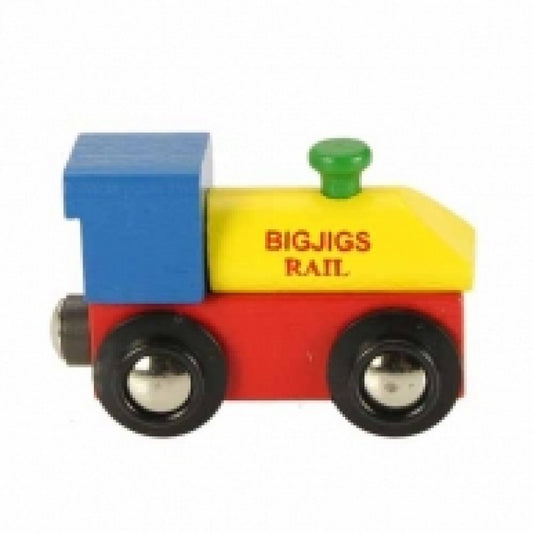 Rail Name Train Engine by Big Jigs Wooden Toys Fits Brio Track