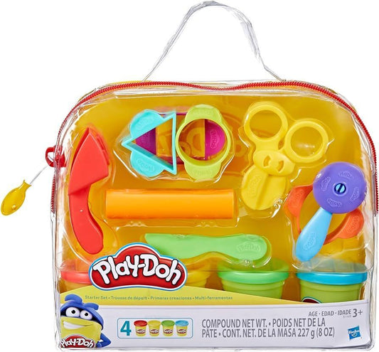 Play-Doh Starter Set with Tools and 4 Colour Pots 3+