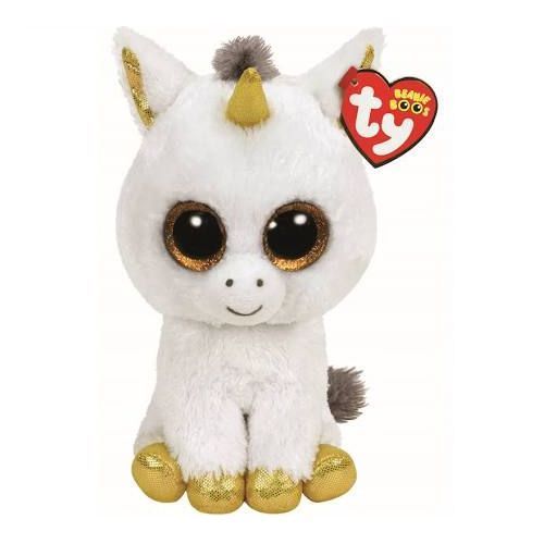 Pegasus the White Unicorn 15cm Ty Beanie Boo DOB November 12