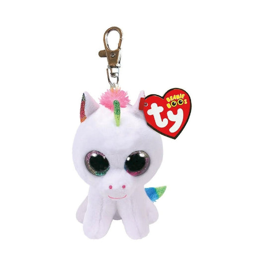 Pixy the Unicorn Soft Toy Key Clip Ty Beanie Plush DOB May 26