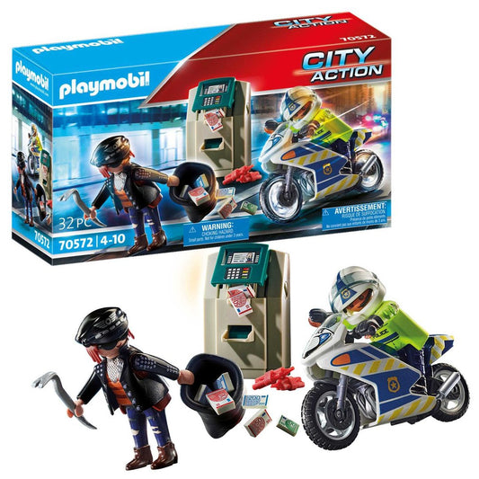 Playmobil 70572 City Action Police Bank Robber Chase 4+ Play