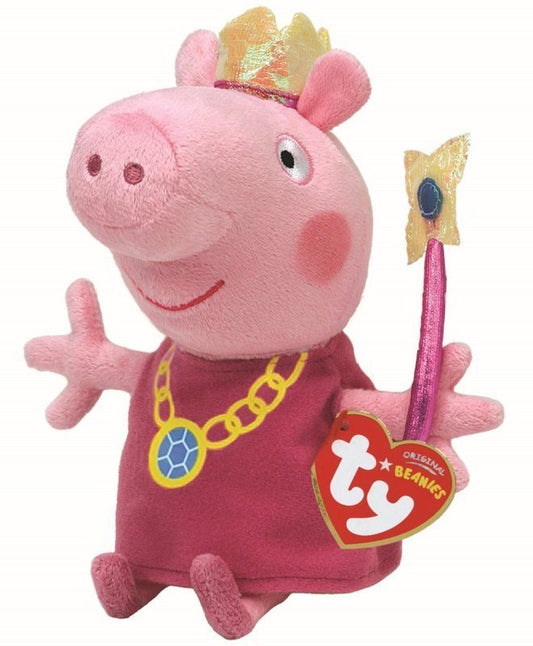 Princess Peppa Pig 33cm TY Beanie Baby Buddy Soft Toy 96234