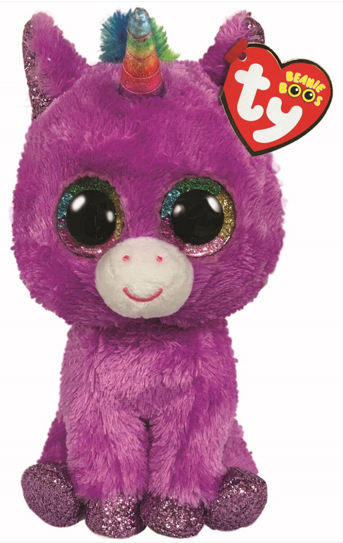 Rosette the Unicorn 15cm Ty Beanie Soft Toy DOB January 23
