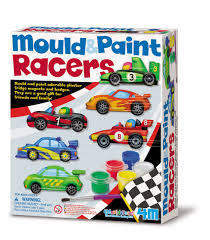 Racing Cars Mould and Paint Craft Set by 4M 5+ 3544