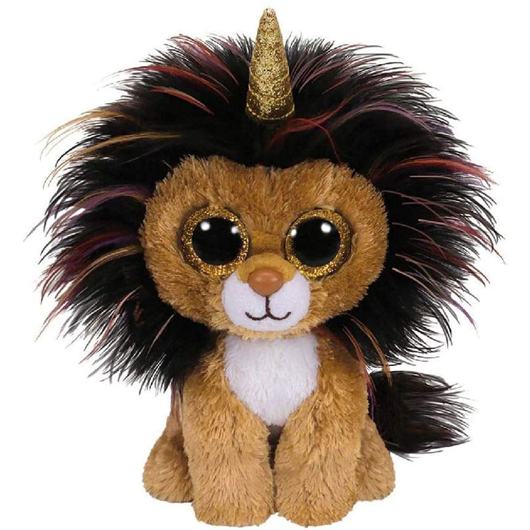 Ramsey The Lion 15cm TY Beanie Soft Toy Plush DOB August 16