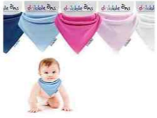 Dribble Ons Baby Blue Bib DRIBBL