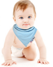 Dribble Ons Baby Blue Bib DRIBBL
