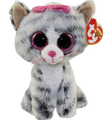 Kiki The Kitten 15cm Ty Beanie Boo Soft Toy DOB August 16